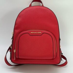 Michael Kors Cherry Red Backpack
